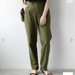 ジャーナルスタンダードレリューム ベイカーパンツ カーキ 40