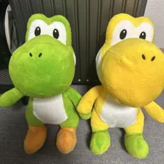 スーパーマリオ ヨッシー ぬいぐるみ 2체 세트