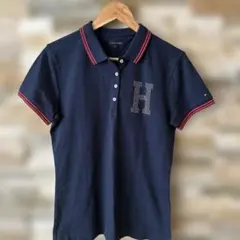 Tommy Hilfiger ネイビー ポロシャツ 襟付きシャツ　Lのサムネイル