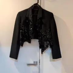 COMME des GARCONS* ブラックスパンコール ジャケットのサムネイル