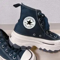 美品 コンバース オールスター トレックウエーブ Z HI 厚底 ハイカット 黒