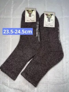 100%ウールソックス 2足セット 暖かいソックス　モンゴル天然ウール モンゴル