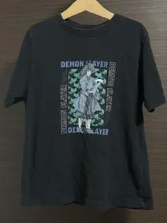 鬼滅の刃 Tシャツ ブラック 冨岡義勇 キッズ
