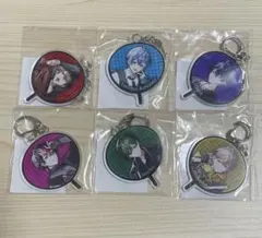 シクフォニ　カラオケ館コラボ　うちわ型アクリルキーホルダー　6点セット