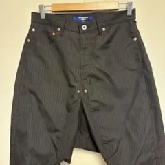 JUNYA WATANABE MAN ストライプサルエルパンツ S ブラウン