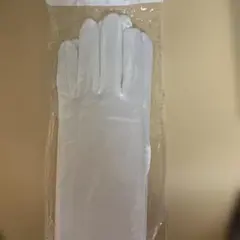 白のショートグローブ　サテン生地 格安