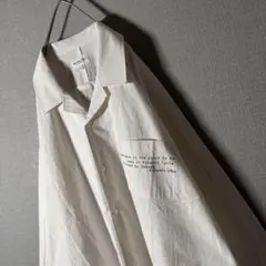 THERIACA テリアカ シャツポンチョ 白 美品 ユニセックス THERIACA テリアカ シャツポンチョ 白 美品 ユニセックス - メルカリ