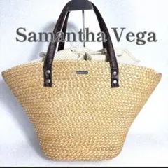 大人気【Samantha Vega】大容量かごバッグ♡シルバーロゴのサムネイル