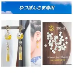 ゆづぽん様 リクエスト 2点 まとめ商品　貼るピアス