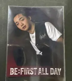 BE:FIRST BE:FIRST ALL DAY 特典ステッカーRYUHEI