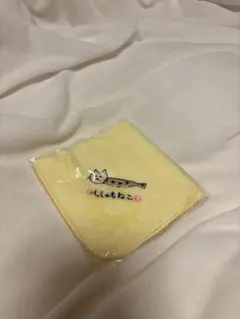 ししゃもねこミニタオル香付　きいろ