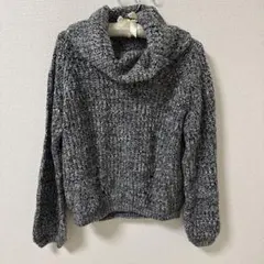 GORGE ニット ブラック ホワイト チェック