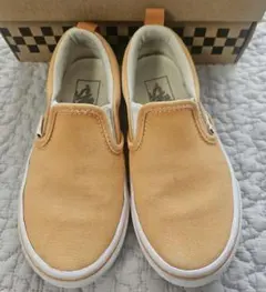 Vans キッズ スリッポンスニーカー オレンジ 17cm