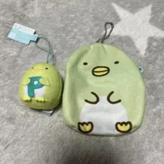 すみっこぐらし　マスコット、ポーチ（ぺんぎん？）