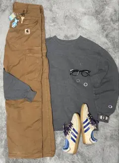 c-boy style ストリートコーデ　Carhartt カーゴパンツ