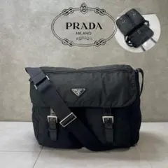 プラダ ショルダーバッグ PRADA メッセンジャーバッグ B6671 黒のサムネイル