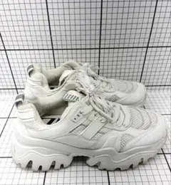 ZARA 厚底 ホワイト スニーカー 38