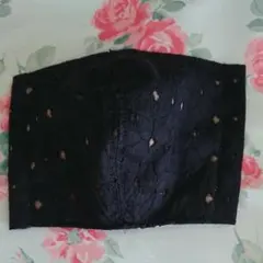インナーマスク  ハンドメイド 綿レース
