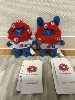 関西万博CRAFTHOLIC ミャクミャクなりきりマスコット　2体セット