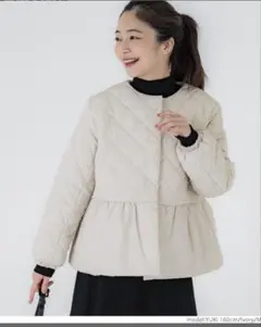 最終お値下げ♪ルレーヴヴァニレ ダウンジャケット ペプラム - メルカリ