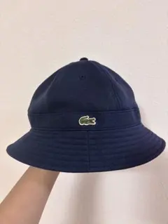 【タコブツ様】LACOSTE ネイビー バケットハット 58cmのサムネイル
