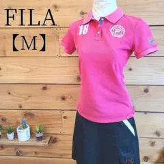 FILA GOLF ゴルフウェア ポロシャツ ピンク Mサイズ