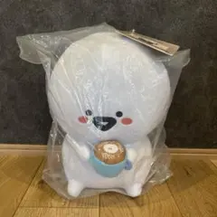 一番くじ　お文具といっしょ　のんびり喫茶　A賞　お文具さんぬいぐるみ　コーヒー