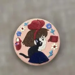 【スタジオジブリ】刺繍ブローチ　10点セット　ポニョ　アリエッティ　他　未使用 スタジオジブリ 〈レア〉ポニョ 刺繍ブローチ バッジ どんぐり