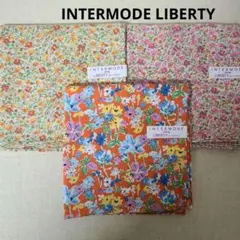 リバティ　INTERMODE　 花柄ハンカチ 3枚セット　大判
