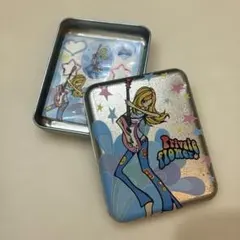 【中古品】平成レトロなメモ帳(缶・シール付)