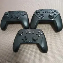 動作品！ワイヤレス　コントローラー　黒　ブラック　3個セット
