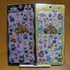 ディズニー　プチドロップシール　ヴィランズ、プリンセスセット　ディズニー　正規品