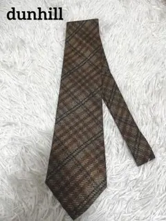dunhill チェック柄 ネクタイ