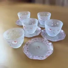 d*2様 ハローキティ ガラス製食器 5個セット