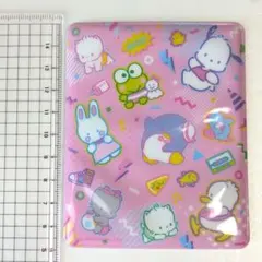 サンリオ キャラクターズ パスケース ピンク　ポチャッコ　タキシードサムのサムネイル