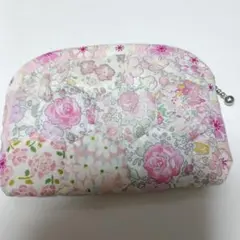 リバティ布ポーチ