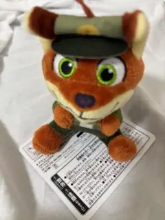 ズートピア こてっとぺったん ぬいぐるみ マスコット ニック 幼少期