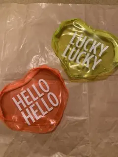 【新品未使用】 dazzlin ダズリン クリア クラッチバック ２色