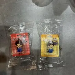 モンチッチ　ミニチュアパッケージチャーム　２セット