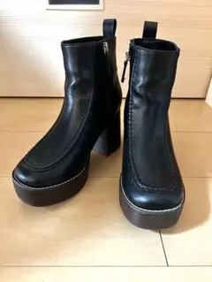 【JEANASIS】 厚底モカシンブーツ