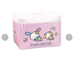 新品未使用品‼️サンリオ♡ウサハナ ジップ付き収納ボックス