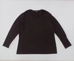 moya 長袖 Tシャツ カットソー ダークブラウン 3XL