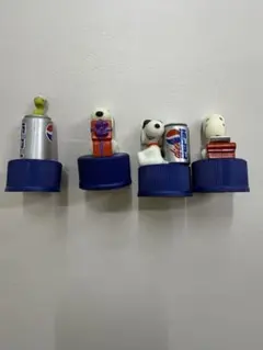 スヌーピー フィギュア 4体セット ペプシペットボトルキャップおまけ