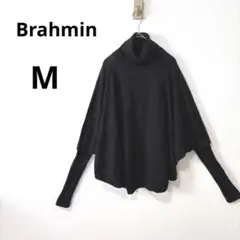 Brahmin ブラーミン M レイヤード風 タートルネック ポンチョ ニット
