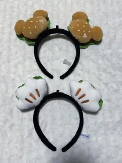 カチューシャ ミッキーパオ ハンバーガー ディズニー