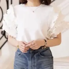 美品　トレフルプラスワン　ホイップニットのサムネイル