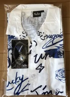 モナリザ特典付きAdo 5周年 POPUP 限定 オープンカラーシャツ Lサイズ