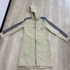 adidas Originals フード付きコート ベージュ Sのサムネイル