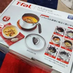 T-FAL オプティスペーススマート 3点セットフライパンマルチポット 蓋