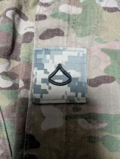 アメリカ軍 階級章 パッチ 上等兵 実物 放出品 UCP ACU